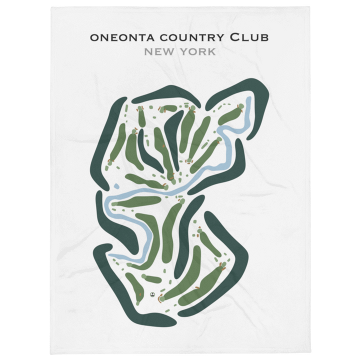 Oneonta Country Club, New York - Printed Golf Courses