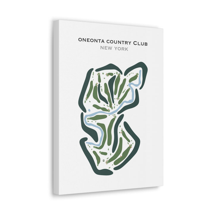 Oneonta Country Club, New York - Printed Golf Courses