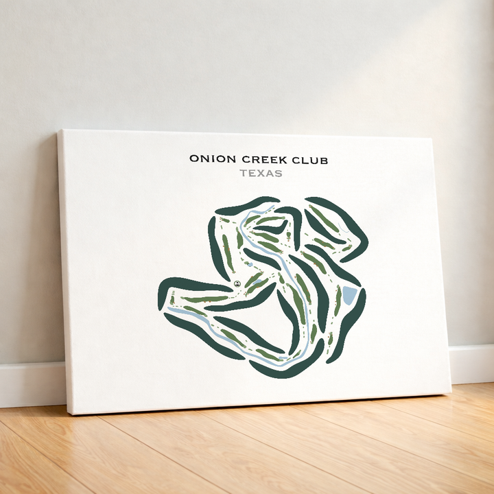Onion Creek Club, Texas - Printed Golf Courses