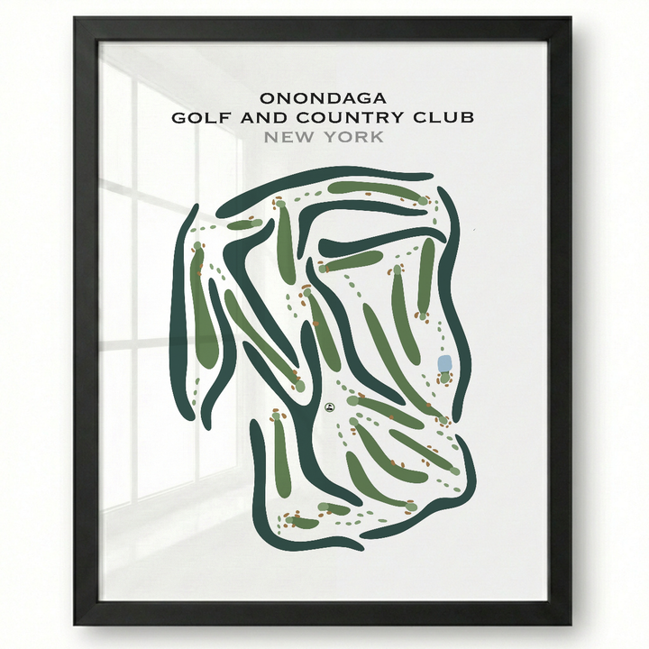 Onondaga Golf & Country Club, New York - Printed Golf Courses