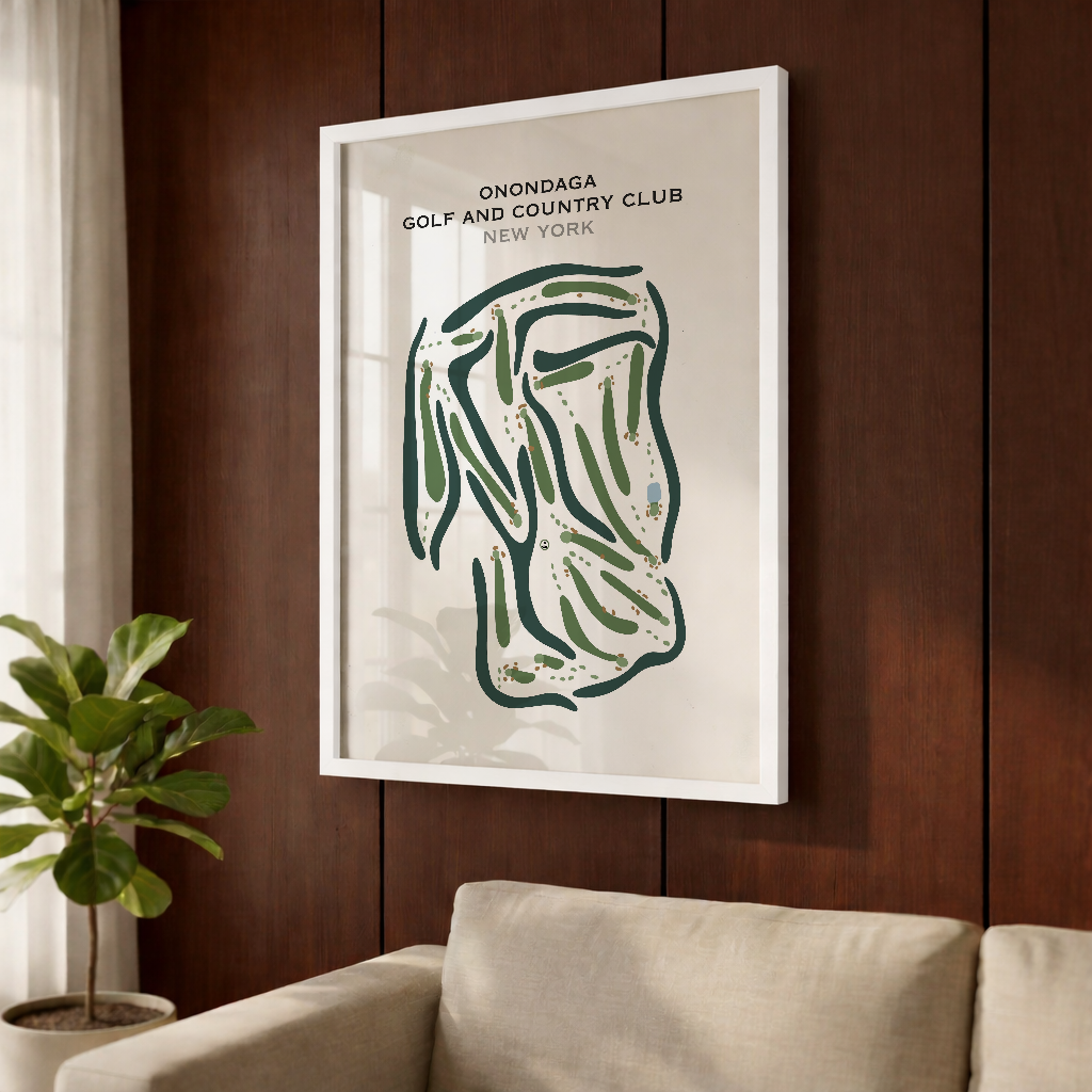 Onondaga Golf & Country Club, New York - Printed Golf Courses