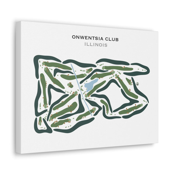 Onwentsia Club, Illinois - Printed Golf Courses