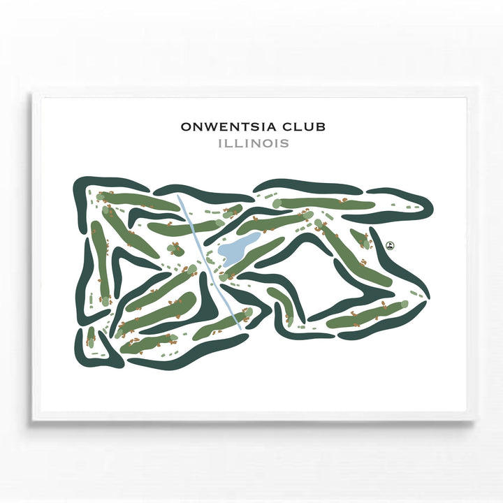 Onwentsia Club, Illinois - Printed Golf Courses