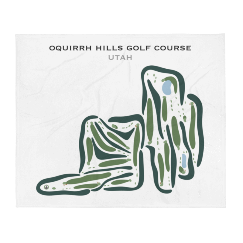 Oquirrh Hills Golf Course, Utah - Printed Golf Courses