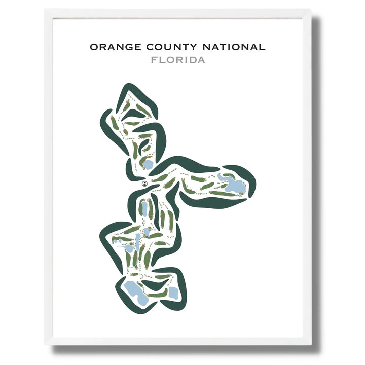 Orange County National Golf Center, Florida - Printed Golf Courses