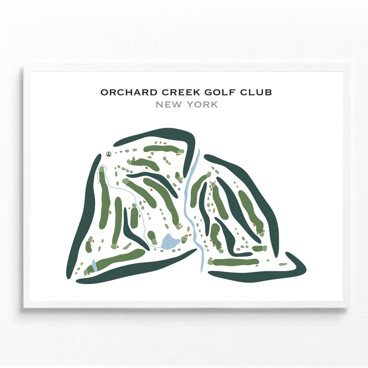 Orchard Creek Golf Club, New York - Printed Golf Courses