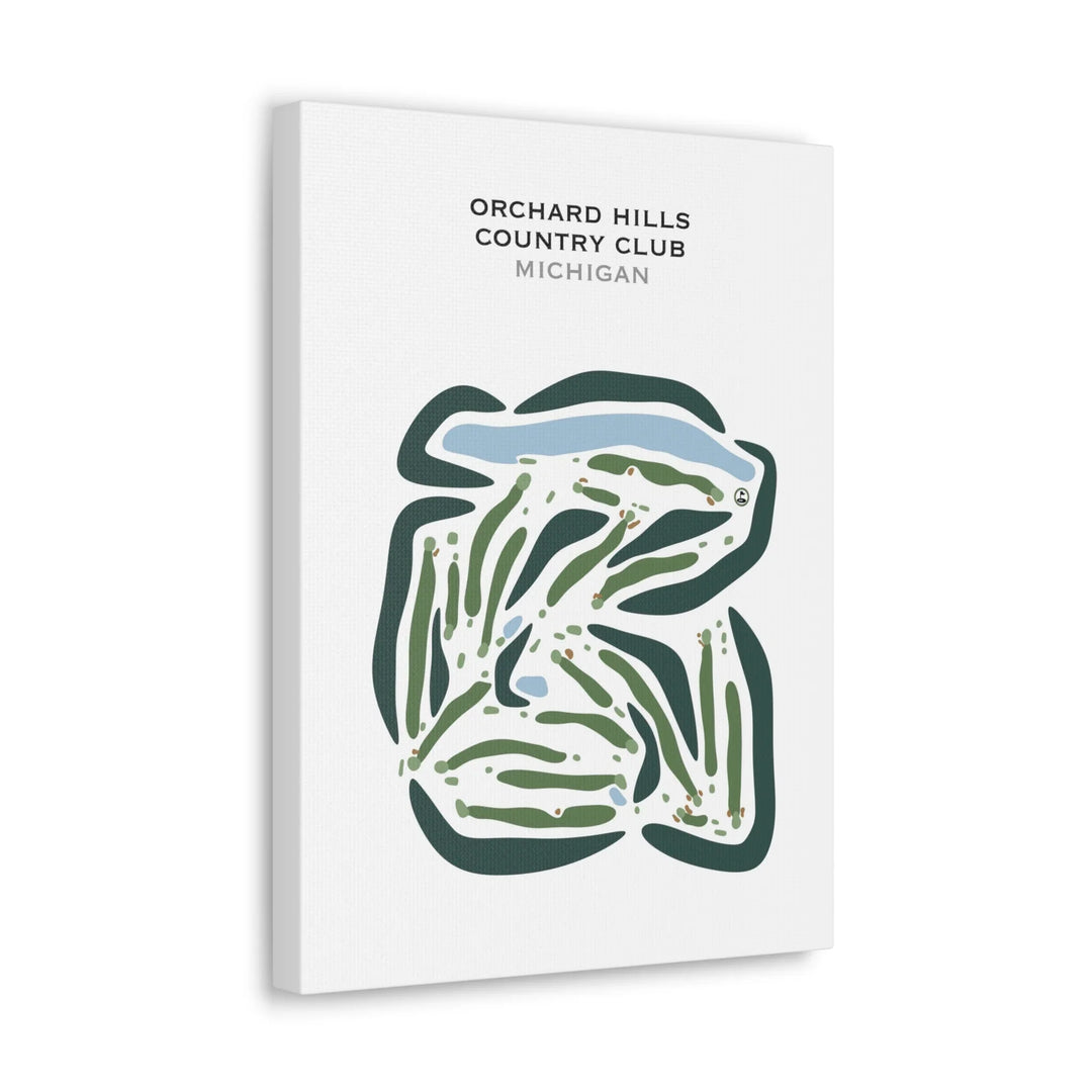 Orchard Hills Country Club, Michigan - Printed Golf Courses