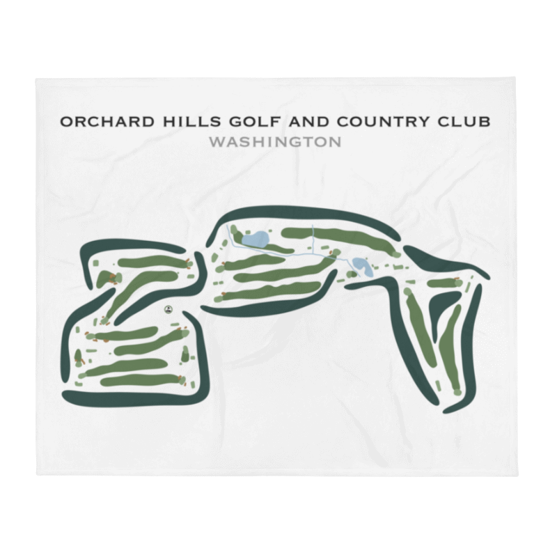 Orchard Hills Golf & Country Club, Washington - Printed Golf Courses