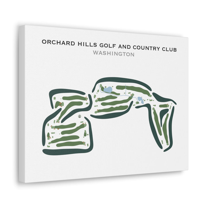 Orchard Hills Golf & Country Club, Washington - Printed Golf Courses