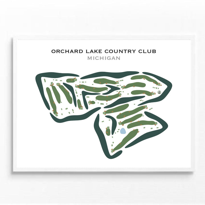 Orchard Lake Country Club, Michigan - Printed Golf Courses