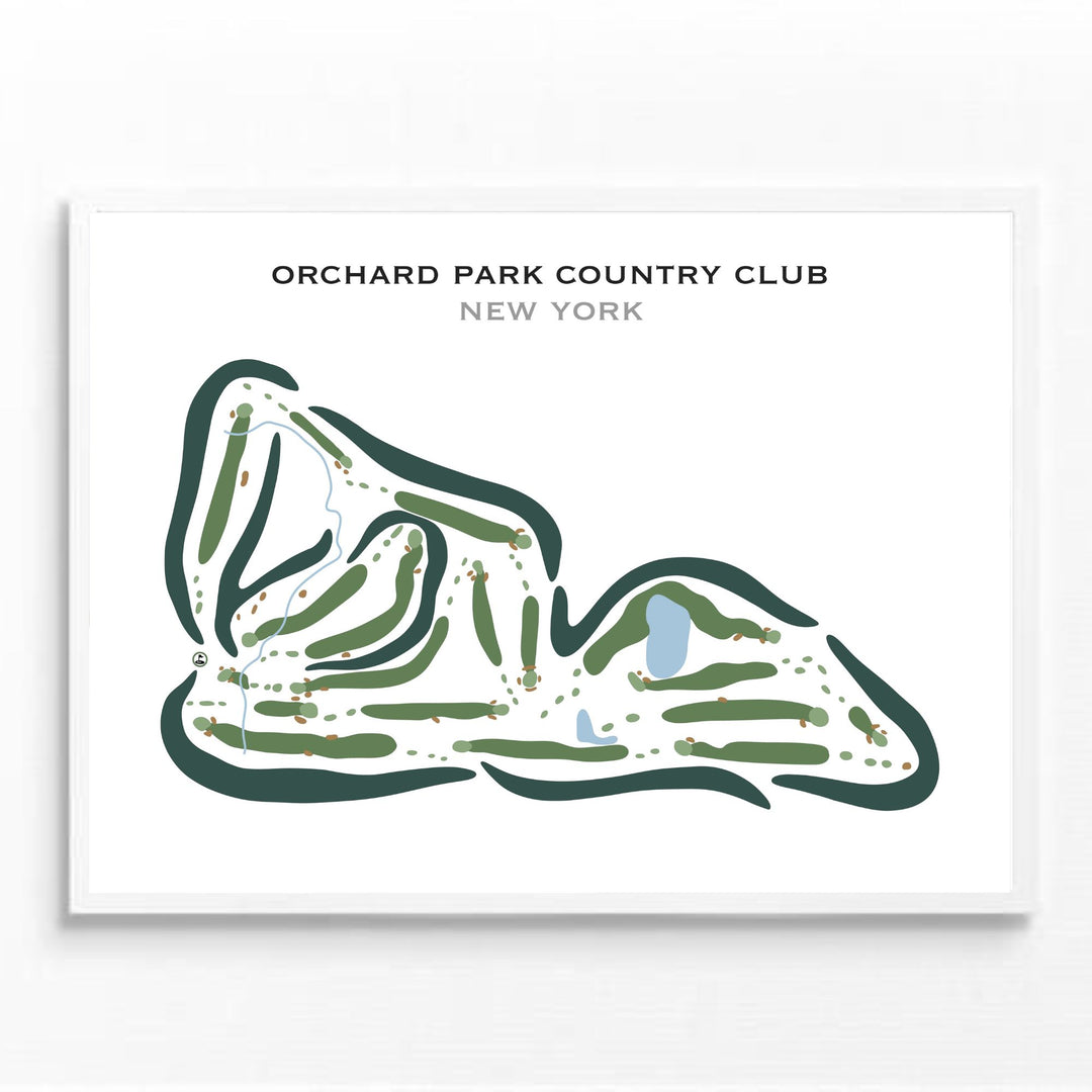 Orchard Park Country Club, New York - Printed Golf Courses