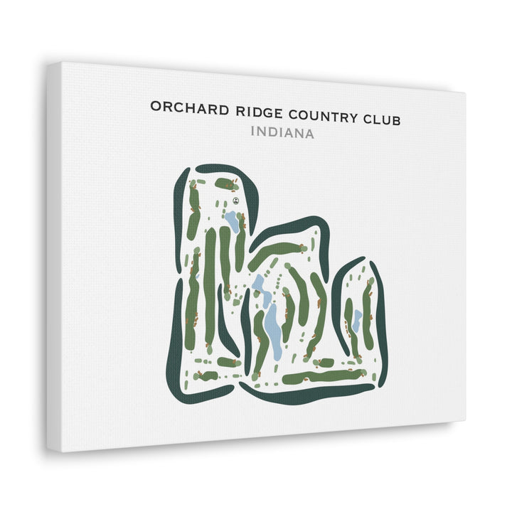 Orchard Ridge Country Club, Indiana - Printed Golf Courses