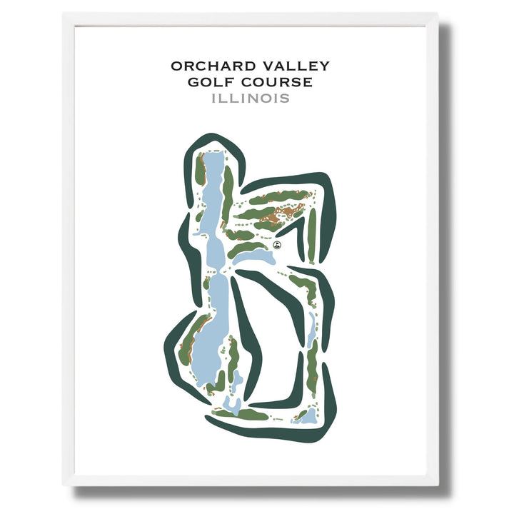 Orchard Valley Golf Course, Illinois - Printed Golf Courses