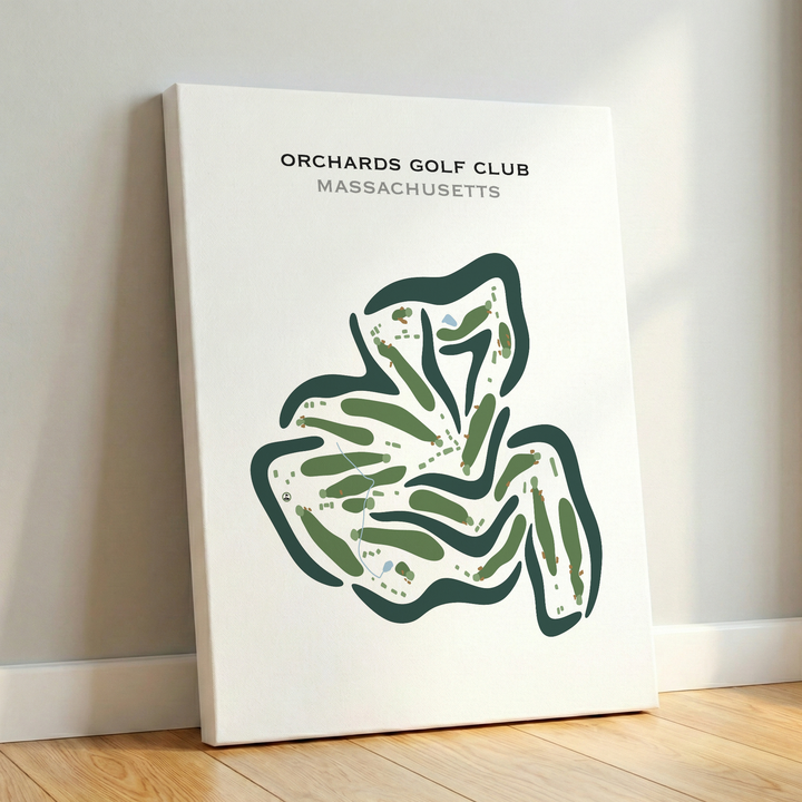 Orchards Golf Club, Massachusetts - Printed Golf Courses
