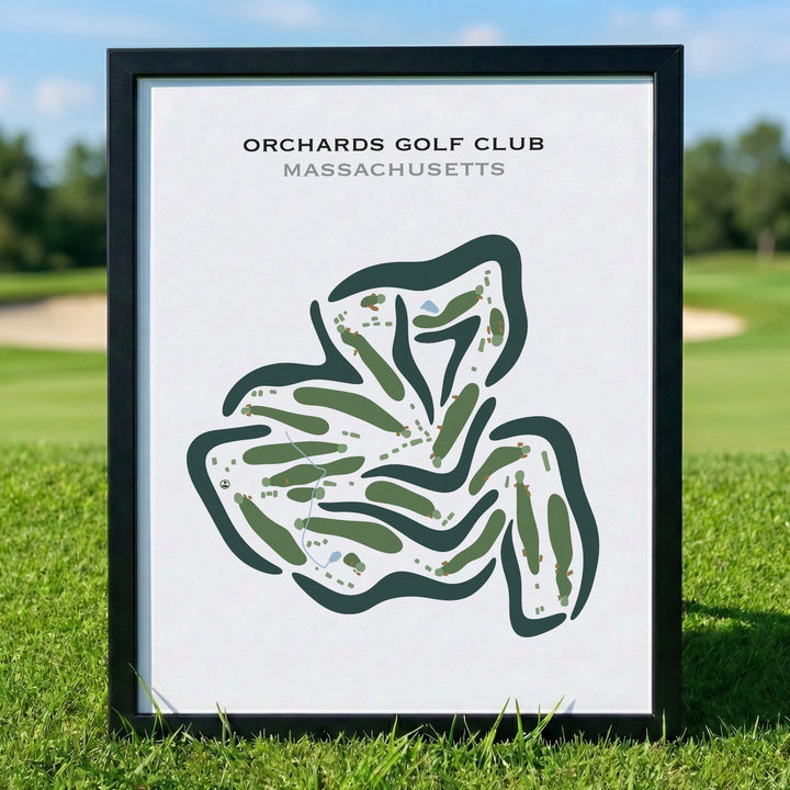 Orchards Golf Club, Massachusetts - Printed Golf Courses