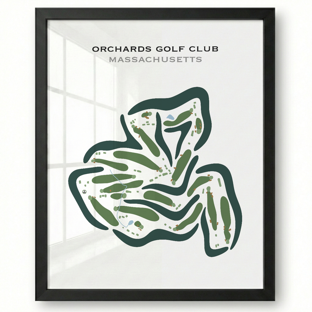 Orchards Golf Club, Massachusetts - Printed Golf Courses