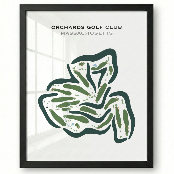 Orchards Golf Club, Massachusetts - Printed Golf Courses