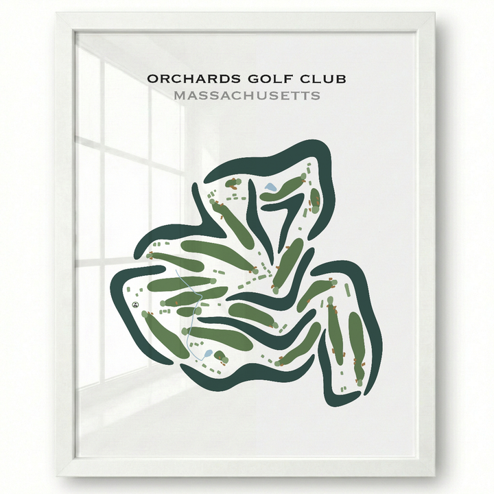 Orchards Golf Club, Massachusetts - Printed Golf Courses
