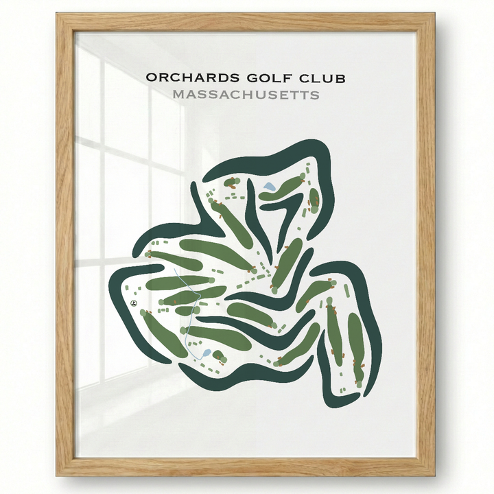 Orchards Golf Club, Massachusetts - Printed Golf Courses