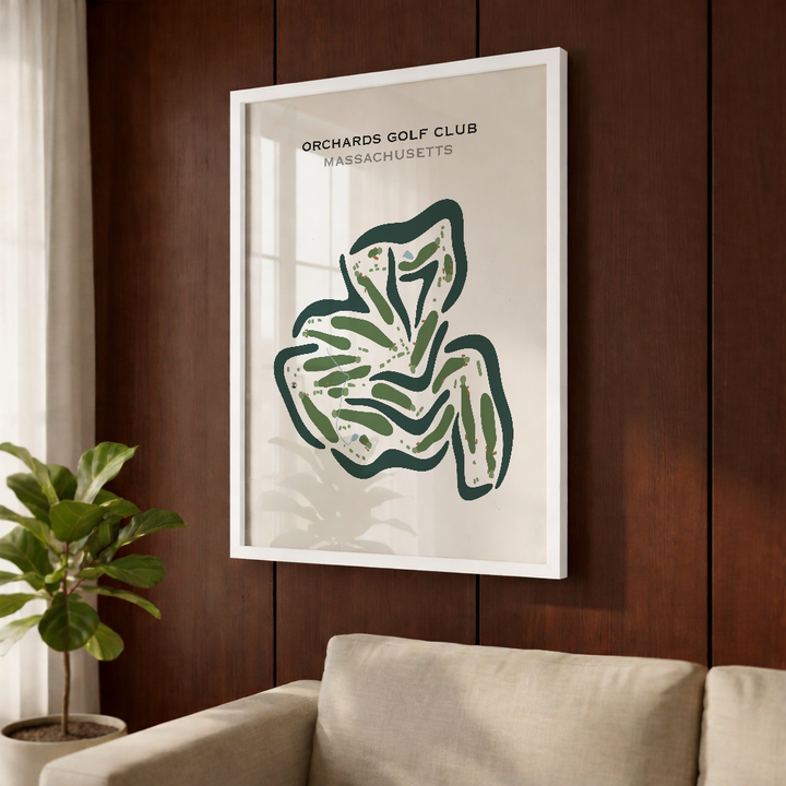 Orchards Golf Club, Massachusetts - Printed Golf Courses