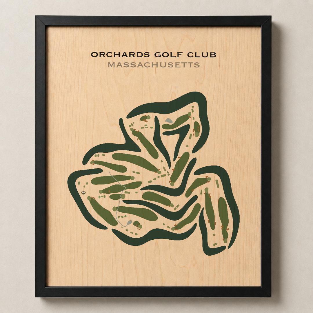 Orchards Golf Club, Massachusetts - Printed Golf Courses