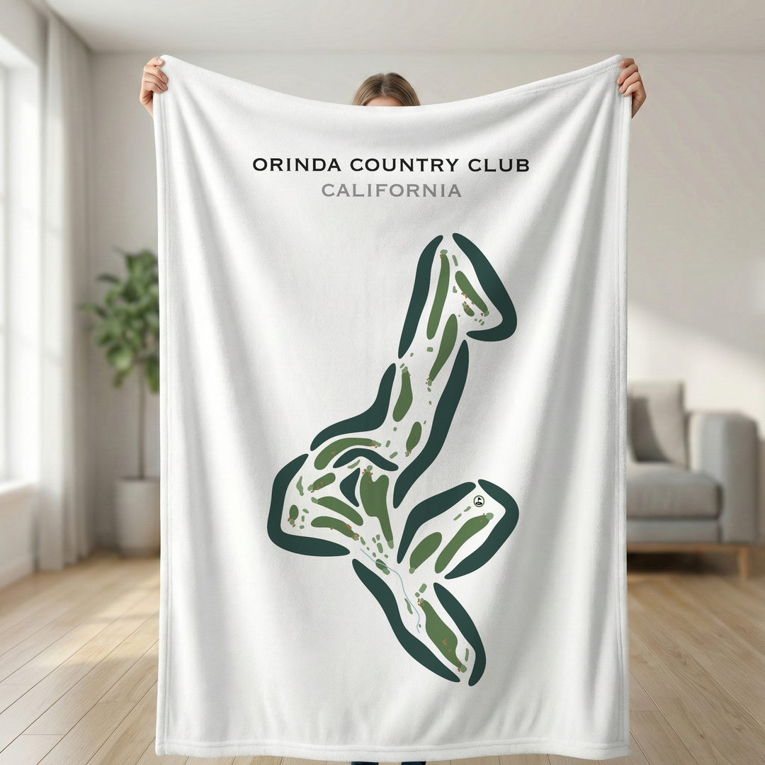 Orinda Country Club, California - Printed Golf Courses