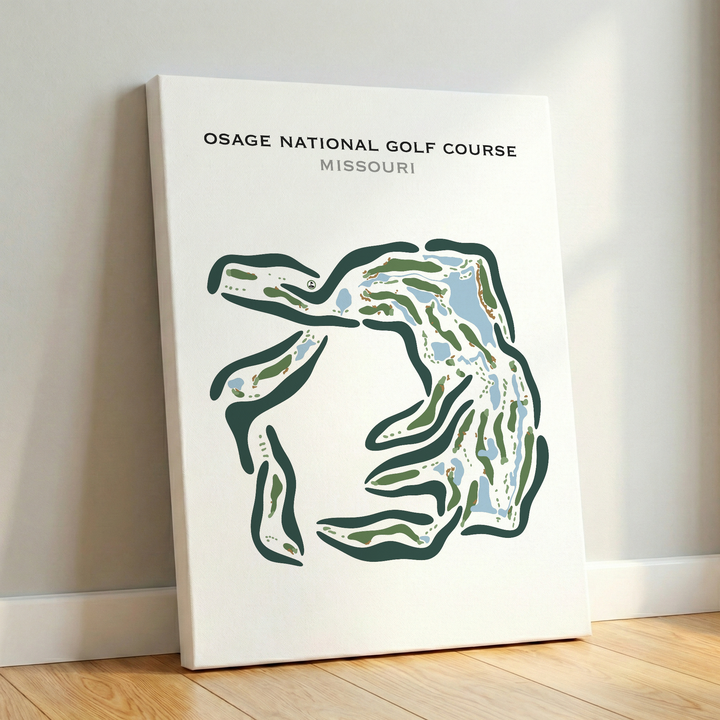 Osage National Golf Resort, Missouri - Printed Golf Courses