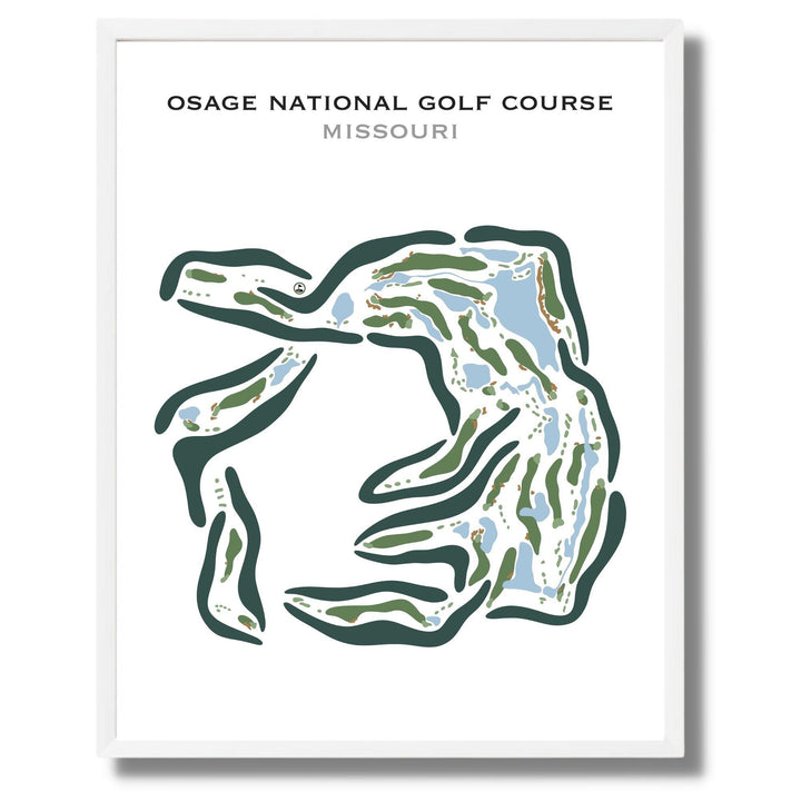 Osage National Golf Resort, Missouri - Printed Golf Courses - Golf Course Prints