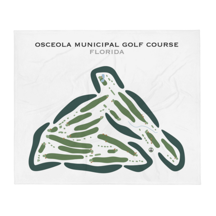 Osceola Municipal Golf Course, Florida - Printed Golf Courses