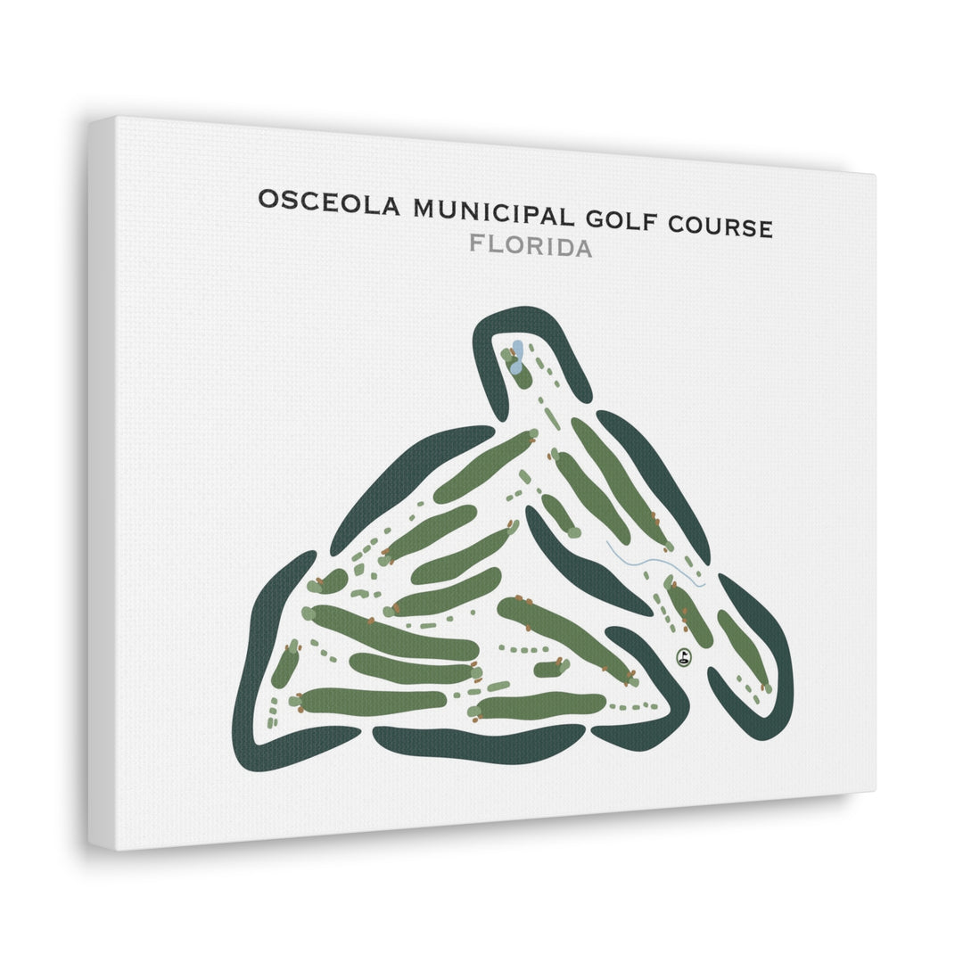 Osceola Municipal Golf Course, Florida - Printed Golf Courses