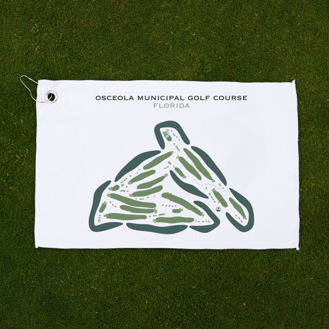 Osceola Municipal Golf Course, Florida - Printed Golf Courses