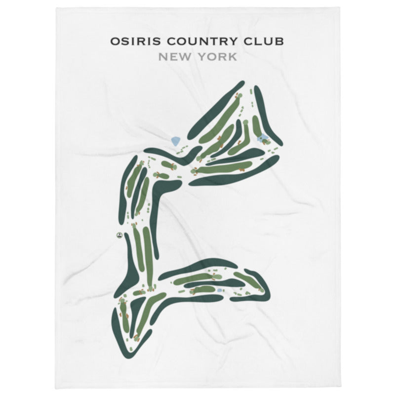 Osiris Country Club, New York - Printed Golf Course