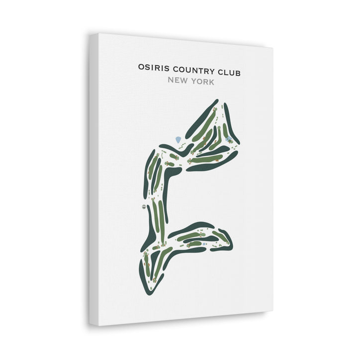 Osiris Country Club, New York - Printed Golf Course