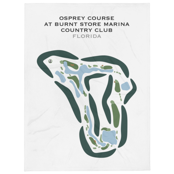 Osprey Course at Burnt Store Marina Country Club, Florida - Printed Golf Courses