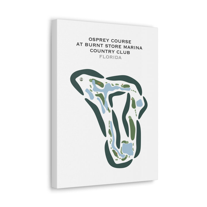Osprey Course at Burnt Store Marina Country Club, Florida - Printed Golf Courses