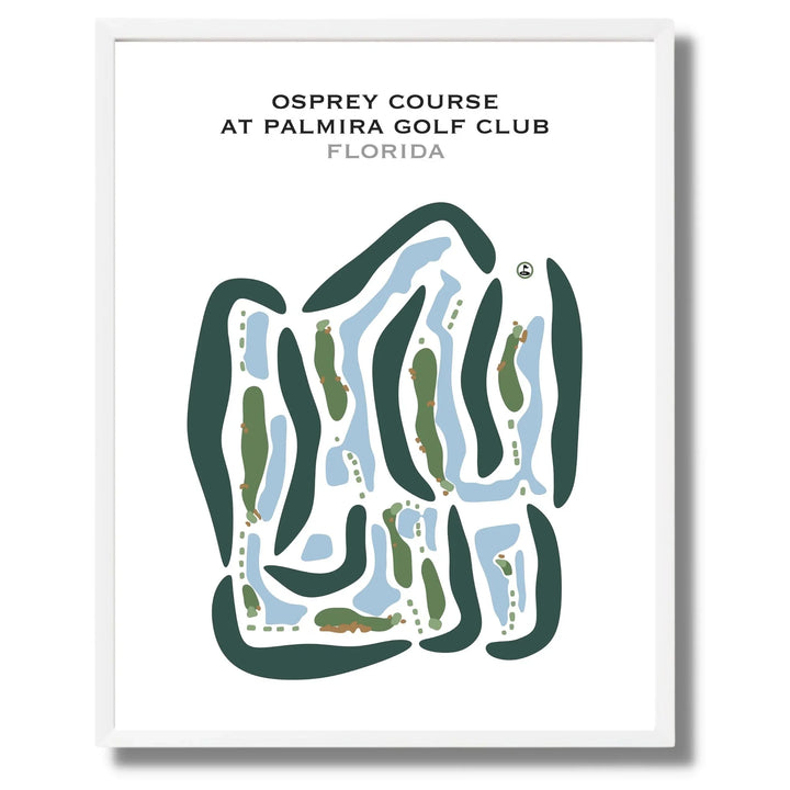 Osprey Course at Palmira Golf Club, Florida - Printed Golf Courses