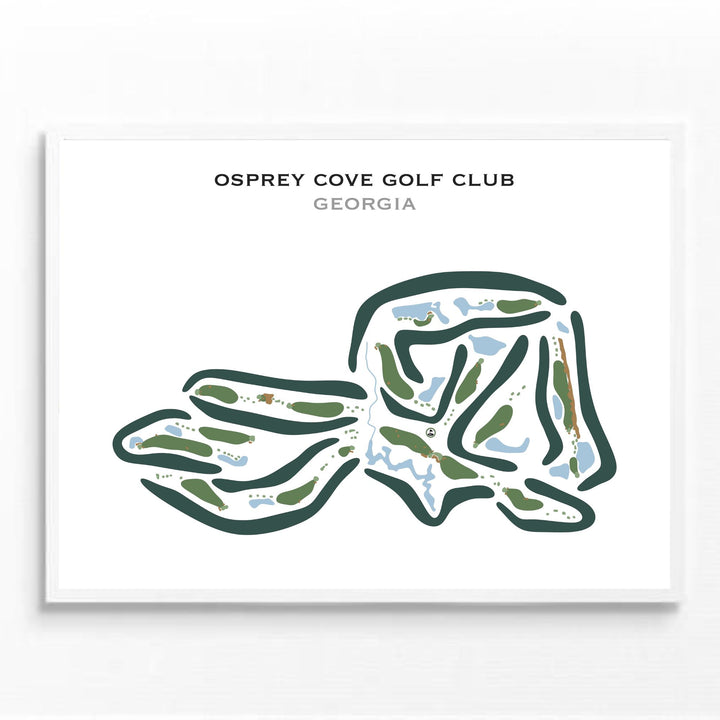 Osprey Cove Golf Club, Georgia - Printed Golf Courses