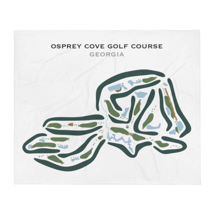 Osprey Cove Golf Course, Georgia - Printed Golf Courses