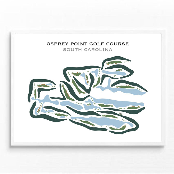 Osprey Point Golf Course, South Carolina - Printed Golf Courses - Golf Course Prints