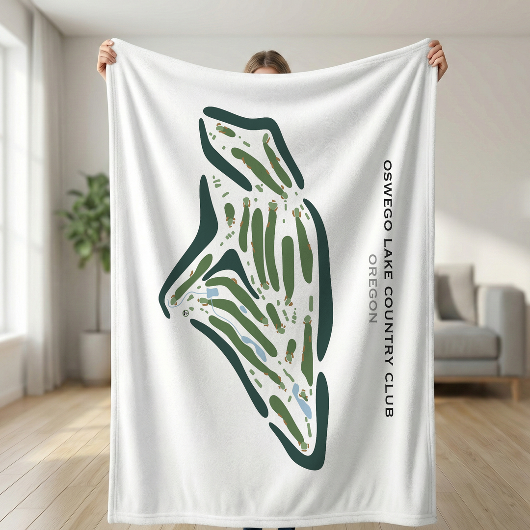 Oswego Lake Country Club, Oregon - Printed Golf Courses