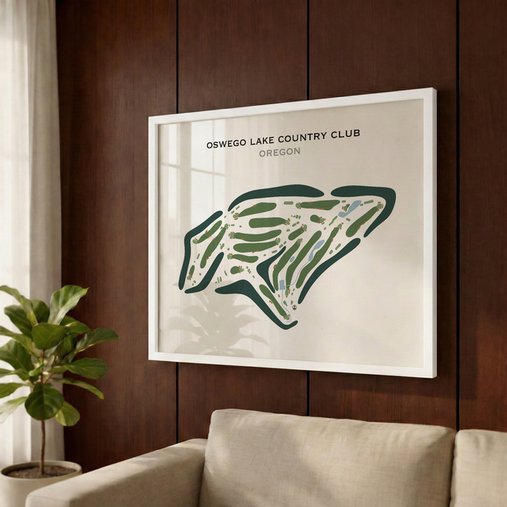 Oswego Lake Country Club, Oregon - Printed Golf Courses