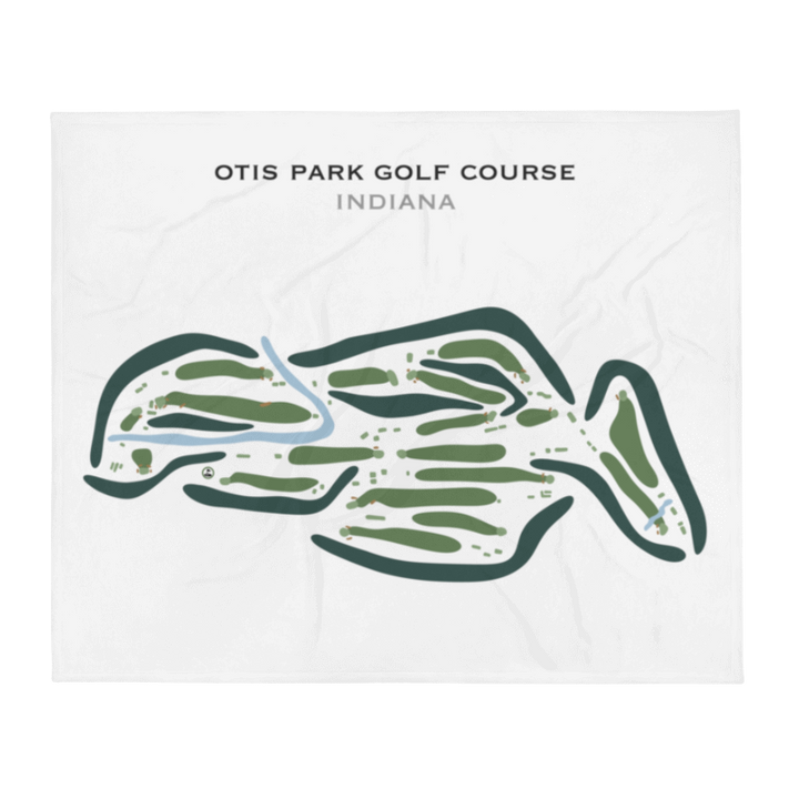 Otis Park Golf Course, Indiana - Printed Golf Courses