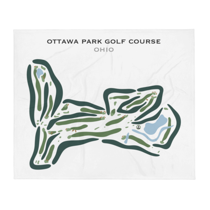 Ottawa Park Golf Course, Ohio - Printed Golf Courses