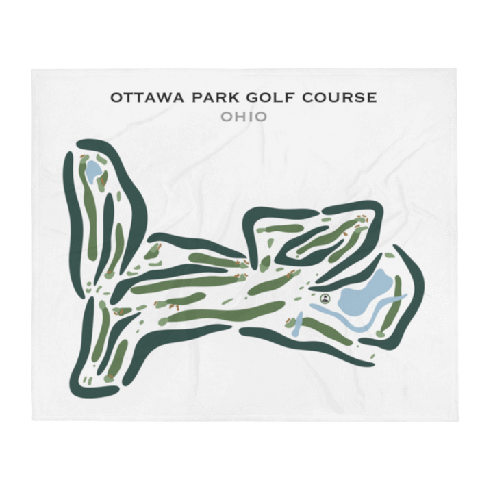 Ottawa Park Golf Course, Ohio - Printed Golf Courses