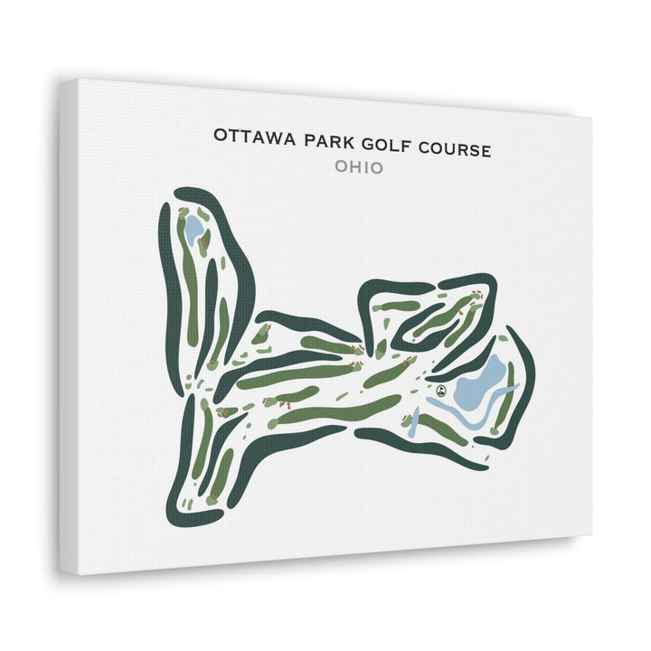 Ottawa Park Golf Course, Ohio - Printed Golf Courses