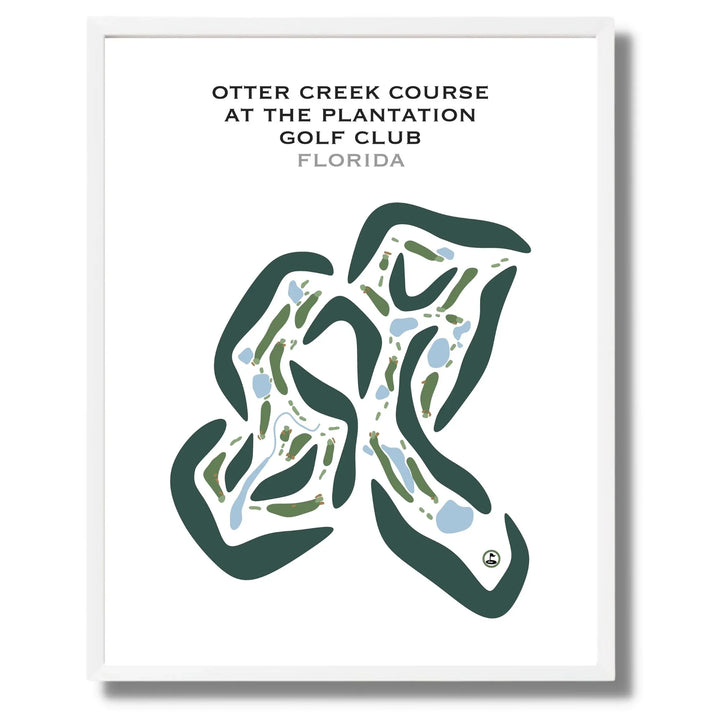 Otter Creek Course at The Plantation Golf Club, Florida - Printed Golf Courses