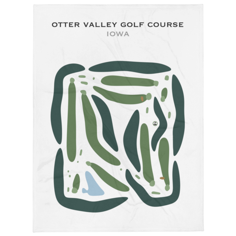 Otter Valley Golf Course, Iowa - Printed Golf Courses