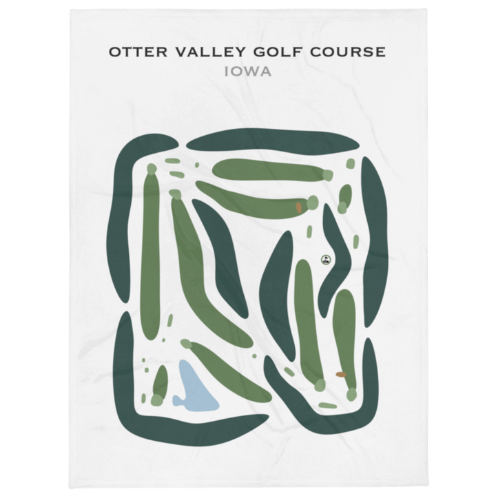 Otter Valley Golf Course, Iowa - Printed Golf Courses