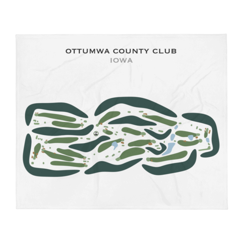 Ottumwa Country Club, Iowa - Printed Golf Courses