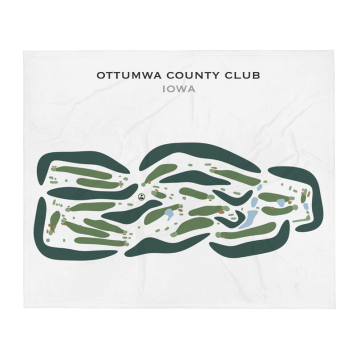 Ottumwa Country Club, Iowa - Printed Golf Courses